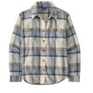 Patagonia Plaid Button Down Sunrise Ridge/Natural Small